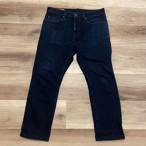 Freenote Cloth Jeans Mens 33 Blue Rios Raw Japanese Selvedge Denim Button Fly